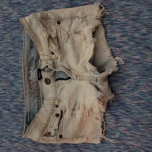 American eagle distressed shorts